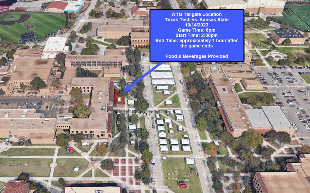 WTG Tailgate Location Texas Tech vs. Kansas State (10/14/2023)